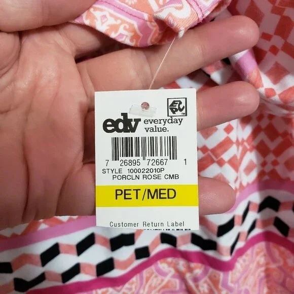 Charter Club Petite Porcelain Rose Combo Top (AH) - Picture 5 of 7